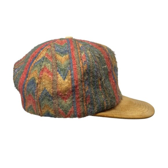 Carhartt Vintage Snapback Hat Cap Aztec Blanket USA Made 80's Distressed Retro - Picture 4 of 11